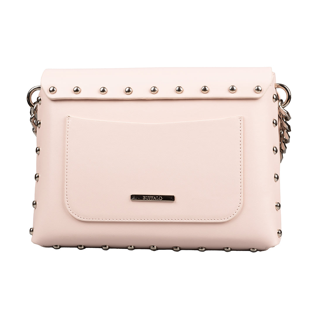 Svetlo roze tašna Atina - Nikl / 200