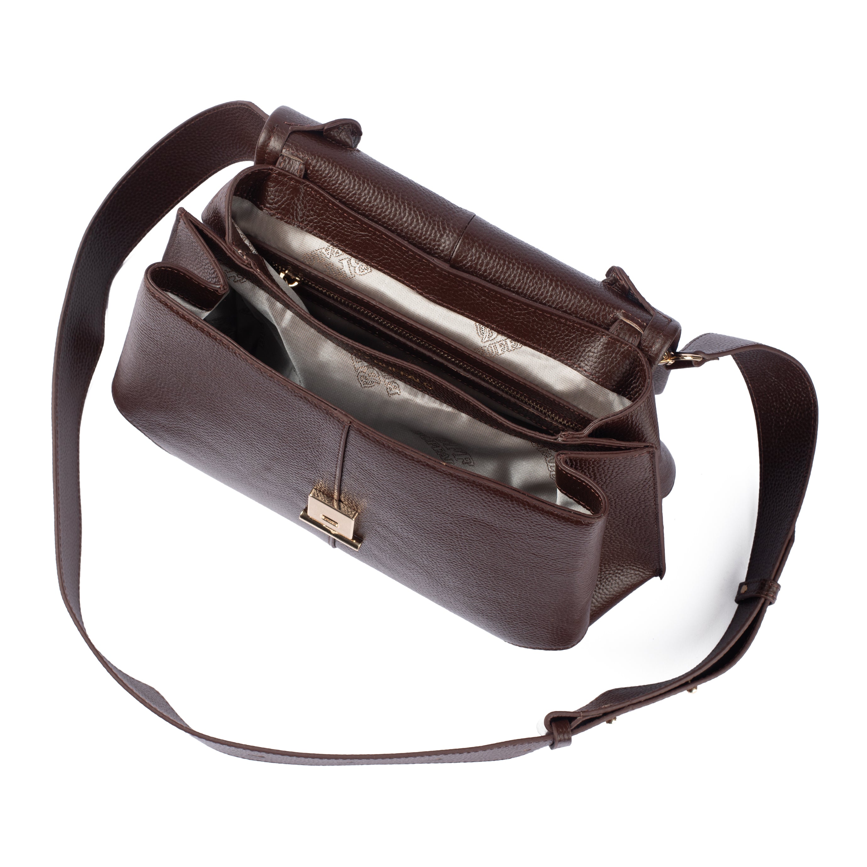 Tamno braon tašna Leon / 231