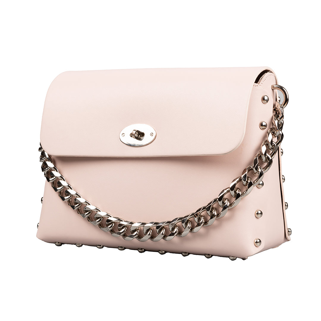 Svetlo roze tašna Atina - Nikl / 200