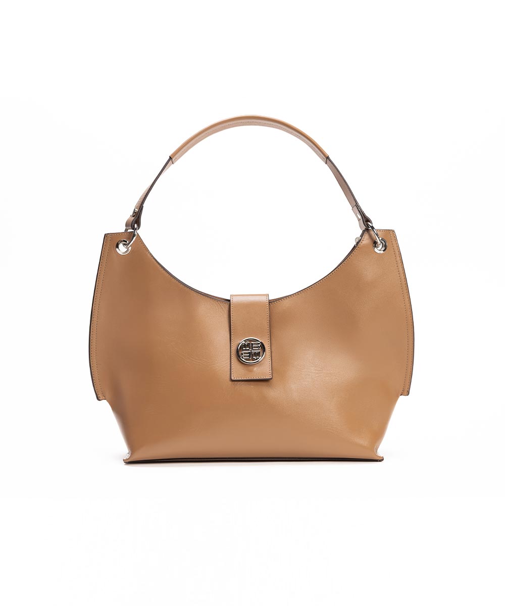 Svetlo braon tašna Tula - NIKL / 246