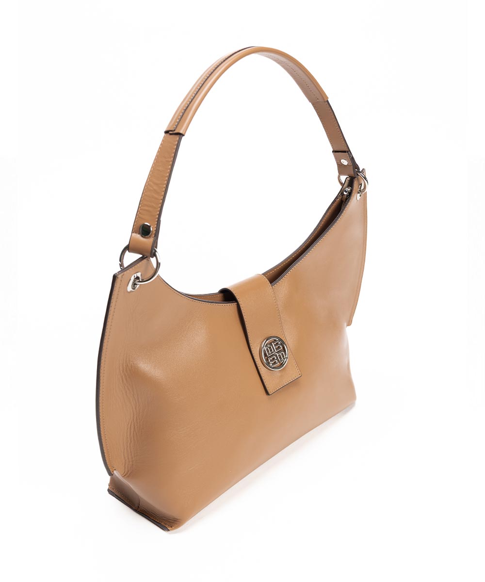 Svetlo braon tašna Tula - NIKL / 246