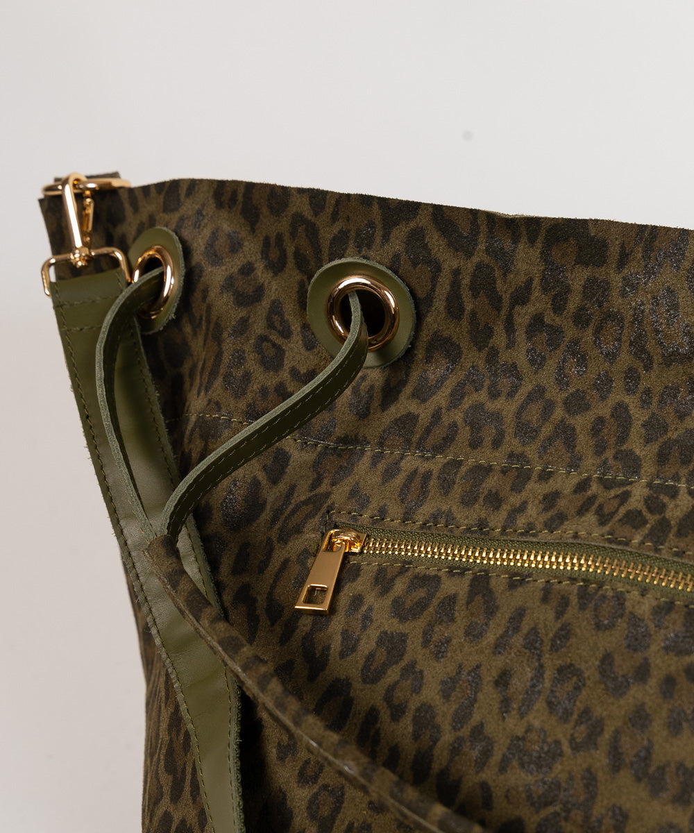 Zelena leopard tašna Sintra / 146