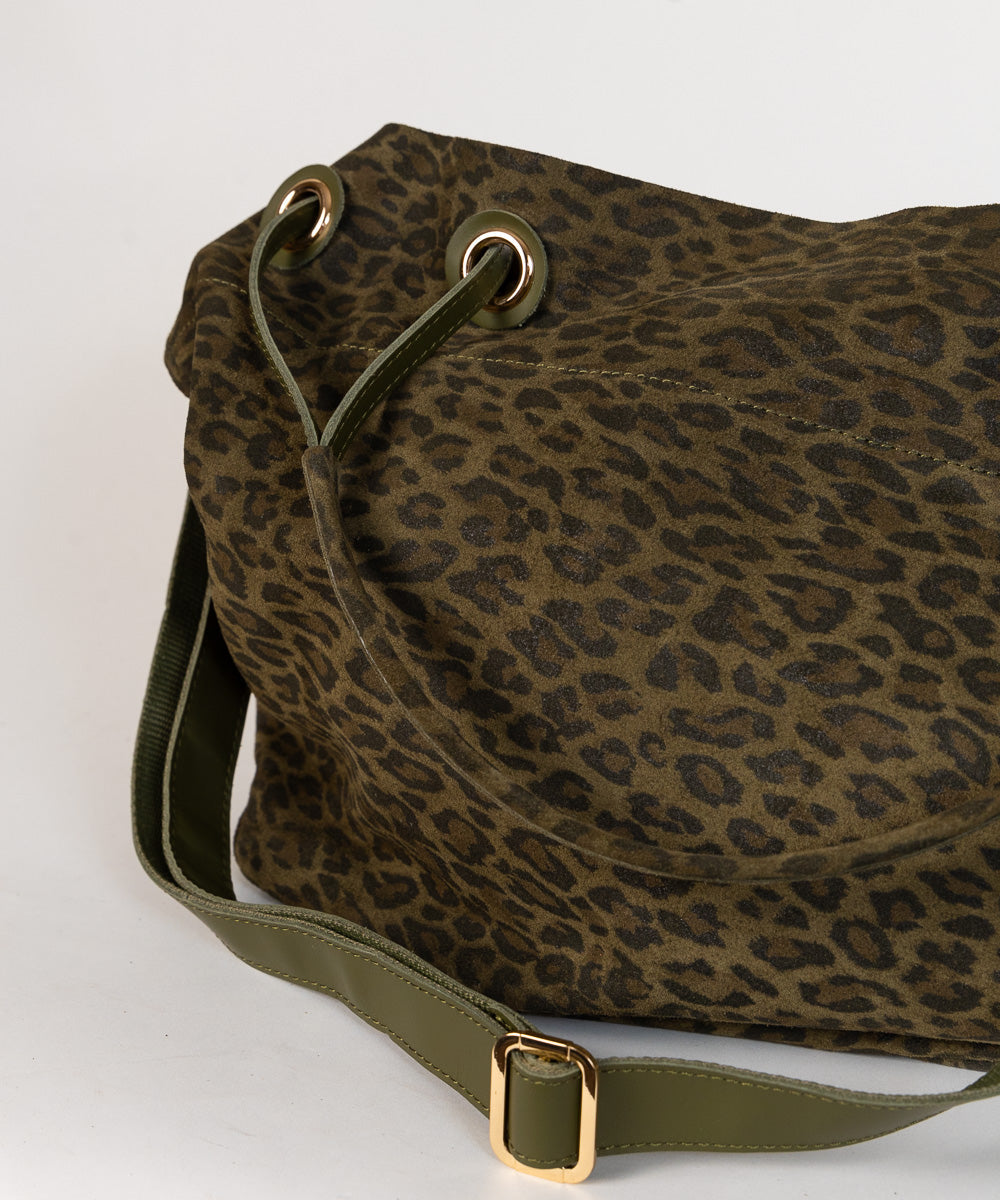 Zelena leopard tašna Sintra / 146