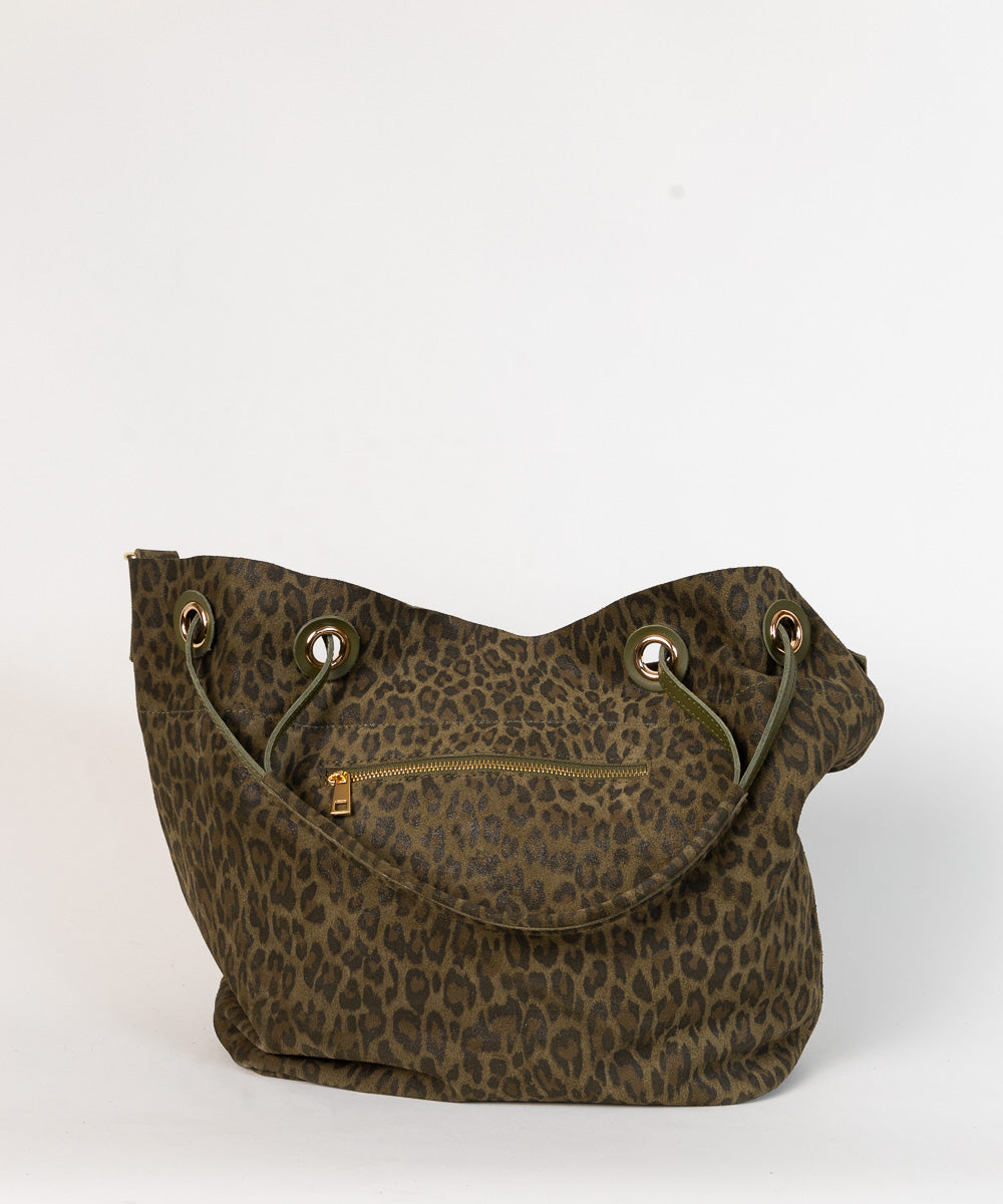 Zelena leopard tašna Sintra / 146