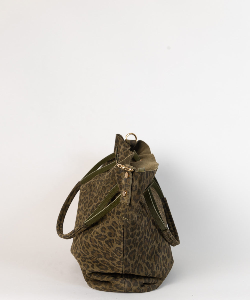 Zelena leopard tašna Sintra / 146