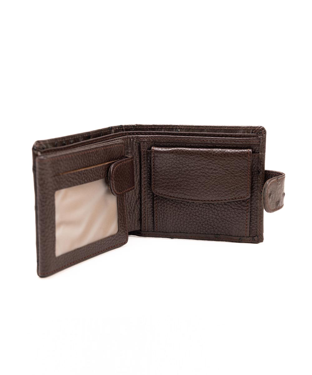 Braon muški teksturni novčanik Buffalo | 113