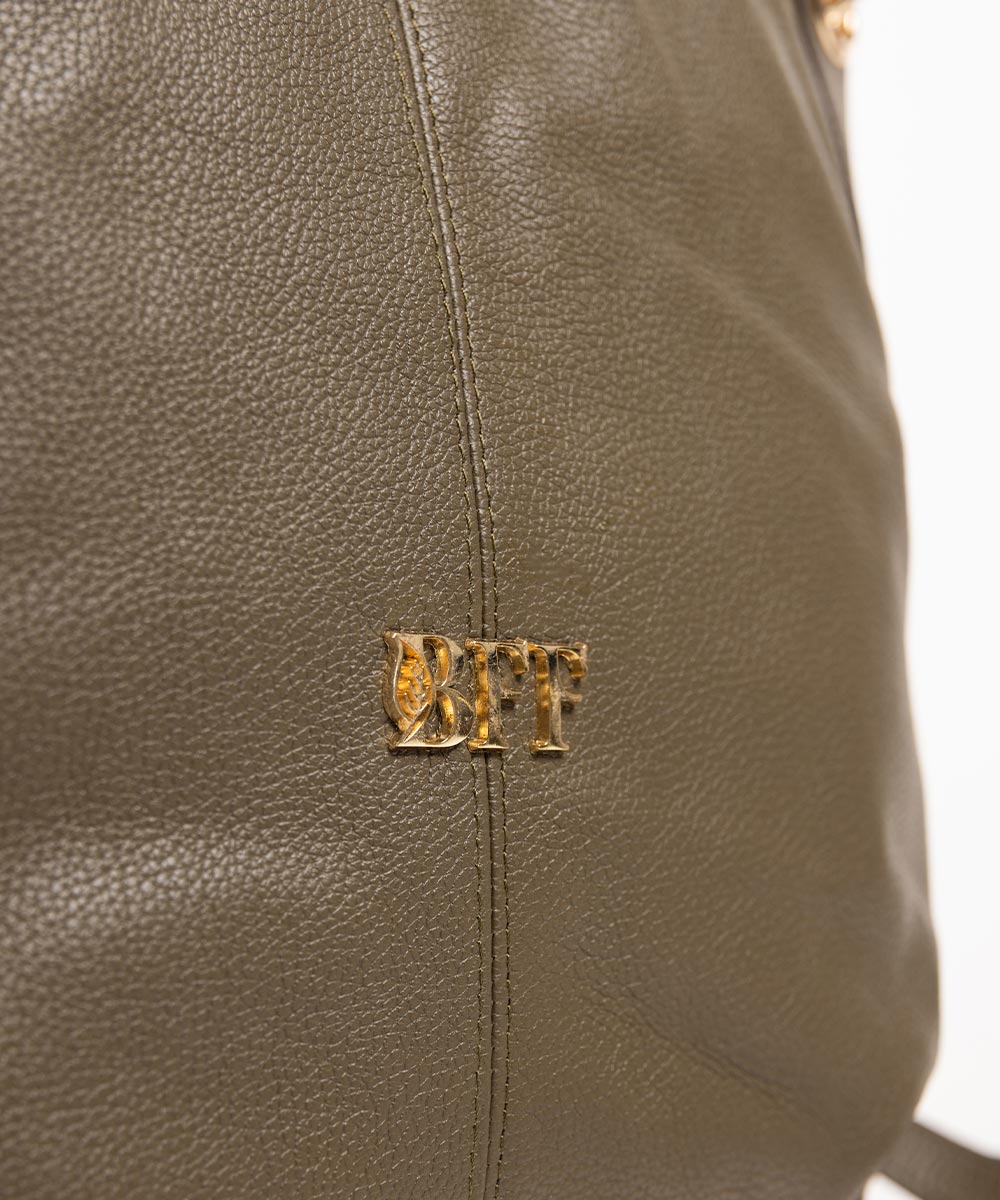 Maslinasto-braon tašna Damask / 172