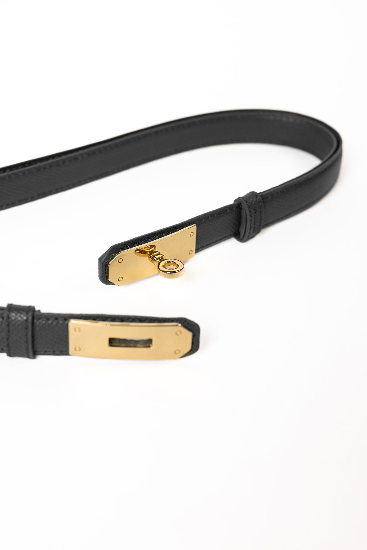 Crni kaiš NOMO / 248 zlato