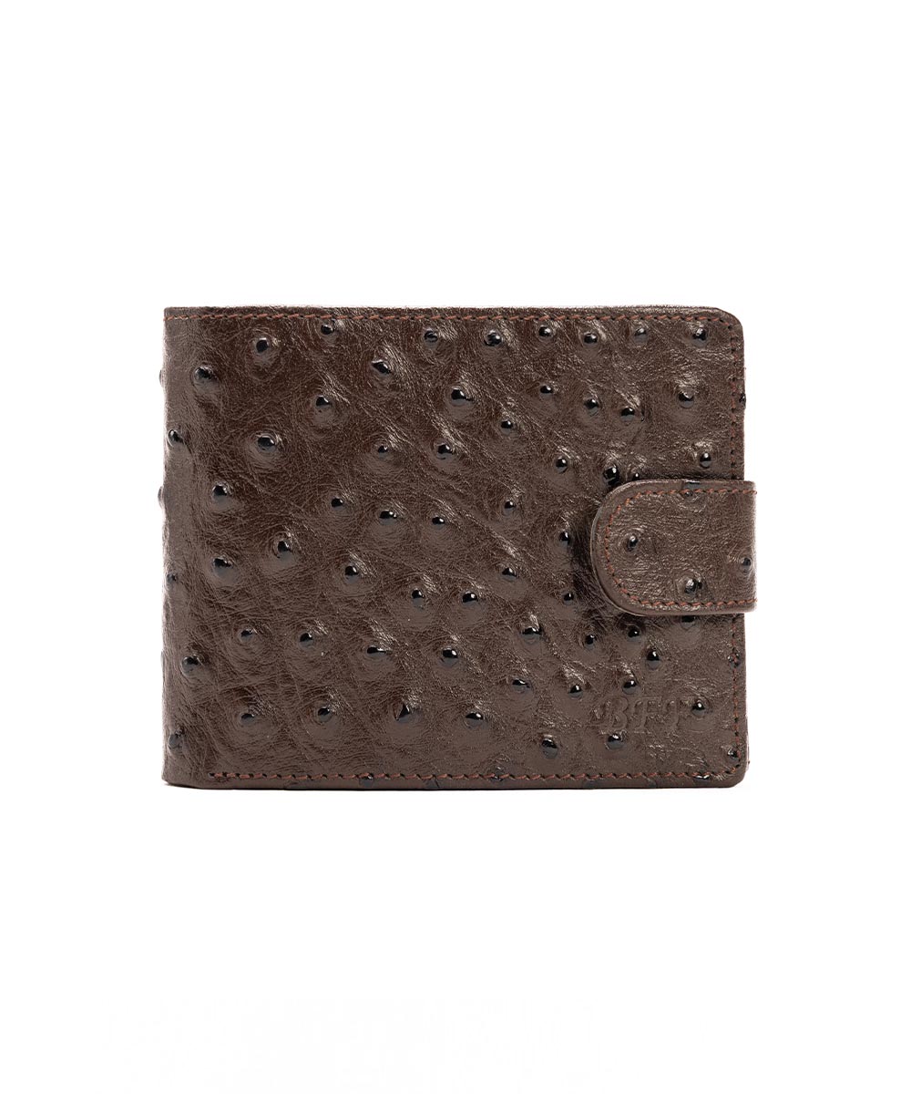 Braon muški teksturni novčanik  Buffalo | 113