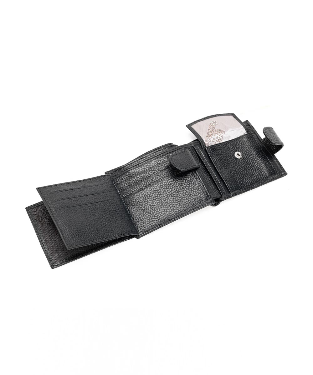 Crni kožni muški novčanik Buffalo | 113