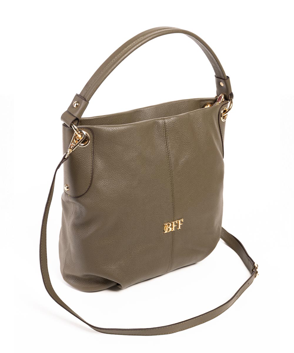 Maslinasto-braon tašna Damask / 172