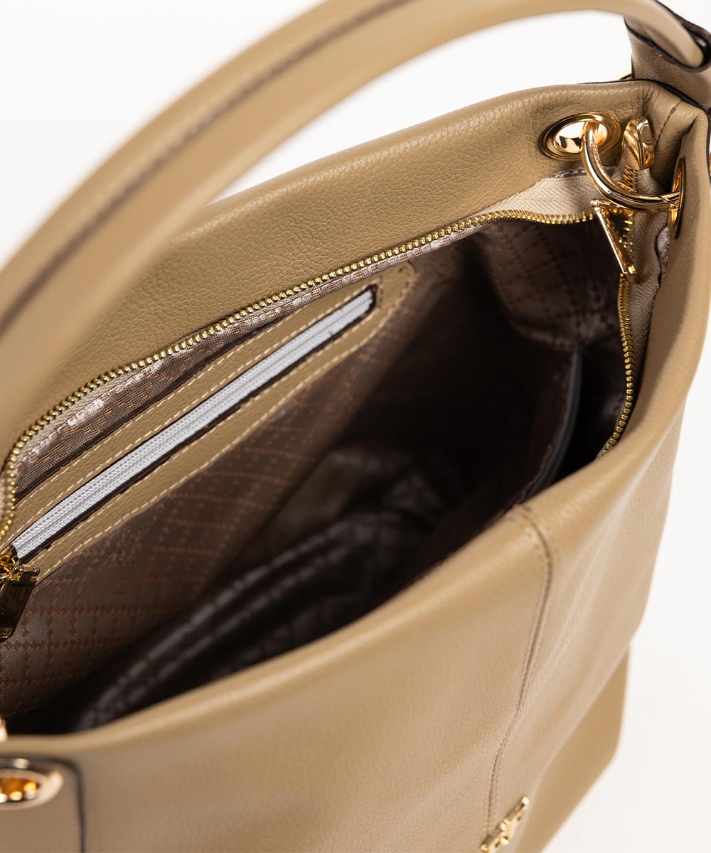 Pesak-smeđa tašna Damask / 172