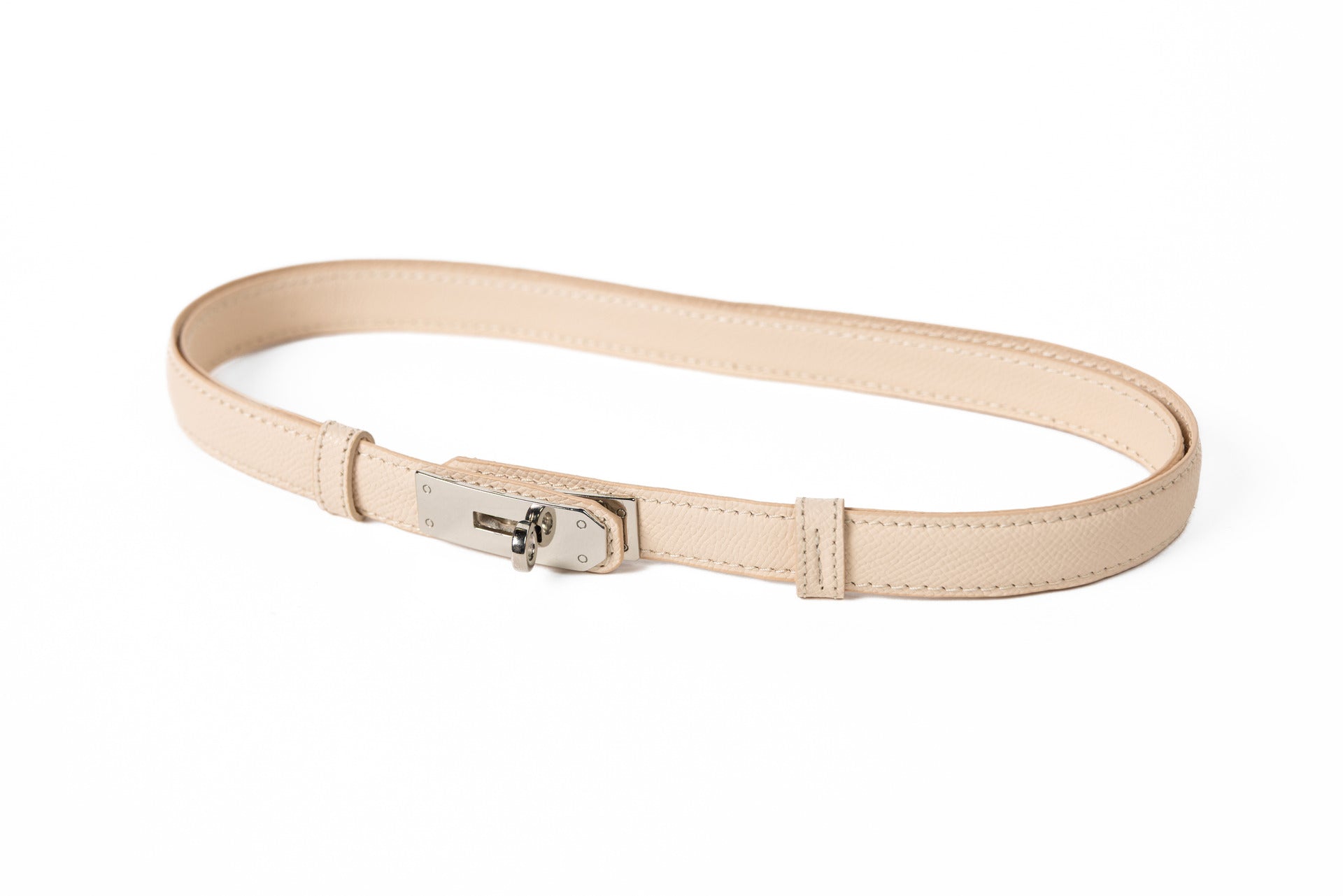 Bež kaiš NOMO / 248 nikl