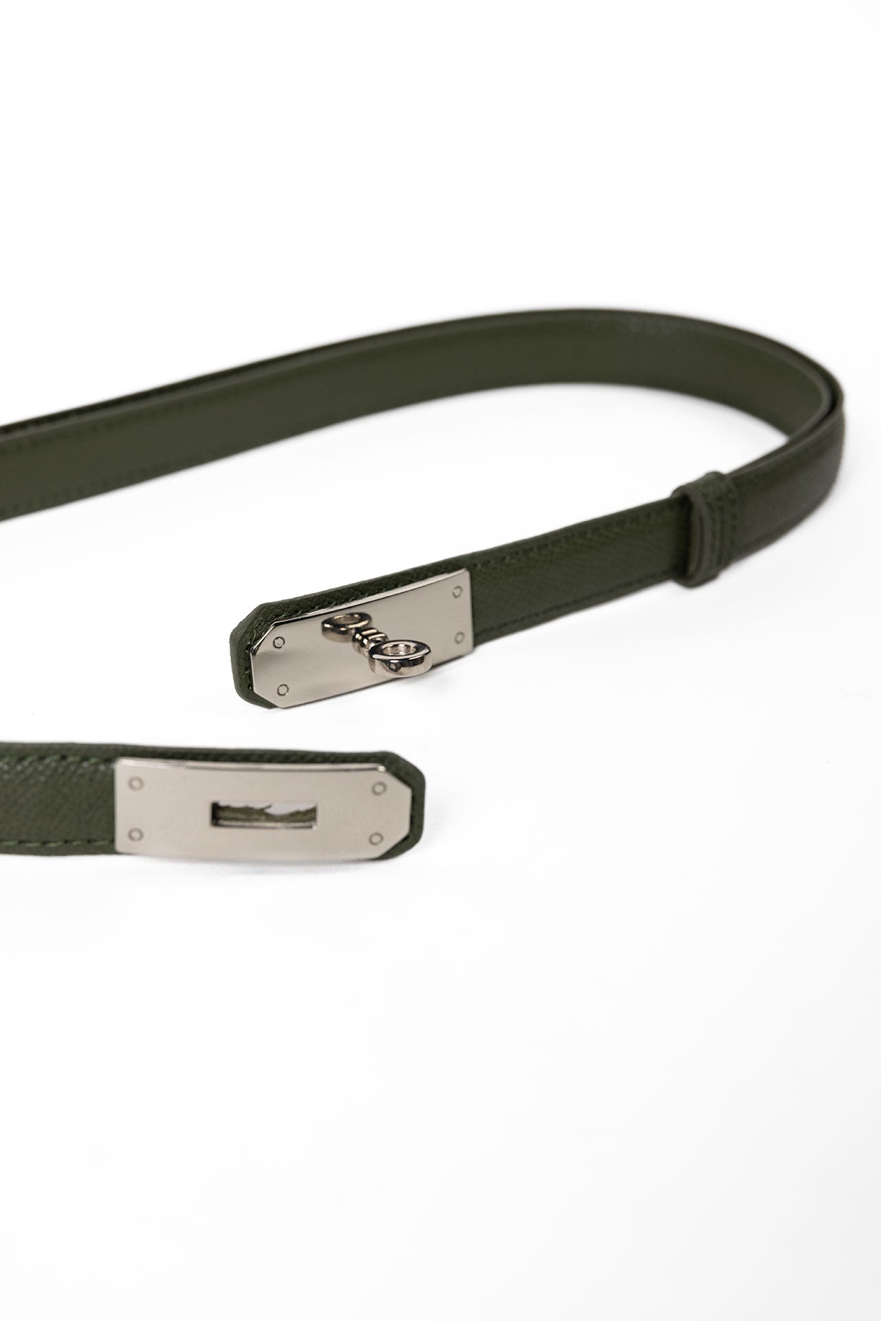 Maslinasto-zeleni kaiš NOMO / 248 nikl