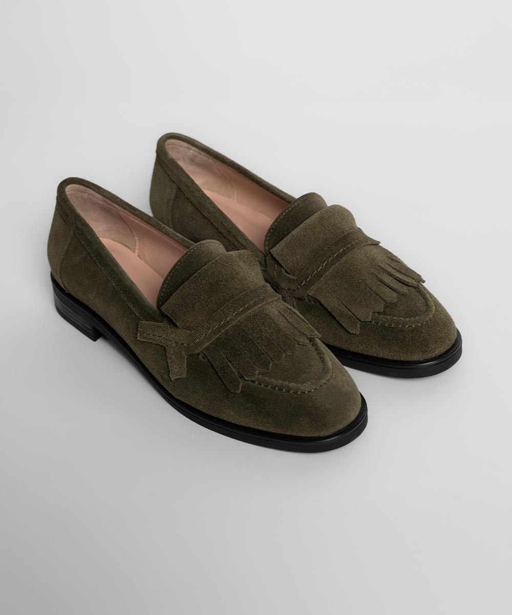 ŽenskeKakiZeleneMokasine_SONIA_Buffalo_Bff2